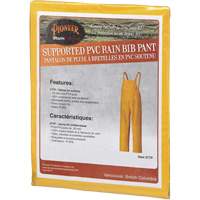 Storm Master<sup>®</sup> Bib Pants, Small, Polyester/PVC, Yellow SHE396 | Fastek