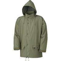 D7000 Stretch Rain Jacket, Polyurethane, X-Small, Green Fastek