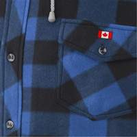 415SS Quilted Hooded Shirt, Men's, Small, Multi-Colour Fastek