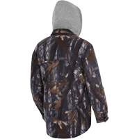 415CM Quilted Hooded Shirt, Men's, X-Small, Multi-Colour Fastek