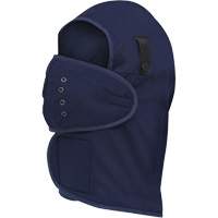 565N Long-Necked Hardhat Liner, Fleece Lining, One Size, Navy Blue Fastek