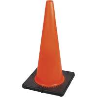 183P Premium Flexible Safety Cone, 28", Orange Fastek
