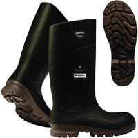 Pioneer Steel Plate Boots, Polyurethane, Steel Toe, Size 4, Puncture Resistant Sole SHE828 | Fastek