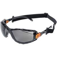 XPS502 Sealed Safety Glasses, Smoke Lens, Anti-Fog/Anti-Scratch Fastek