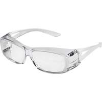 X350 OTG Safety Glasses, Clear Lens, Anti-Scratch Coating, ANSI Z87+/CSA Z94.3 SHE984 | Fastek