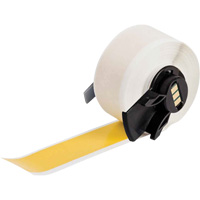 Multi-Purpose Label Tape, Vinyl, Yellow, 1.9" Width Fastek