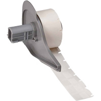 Étiquettes enveloppantes auto-adhésives pour fils et câbles, Vinyle, 0,5" lo x 0,75" h, Blanc SHF072 | Fastek