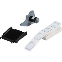 Raised Panel Labels, Polyester, 1.2" L x 1.9" H, White Fastek