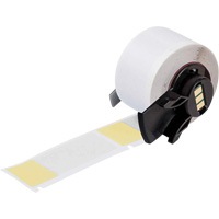 Étiquettes enveloppantes auto-adhésives pour fils et câbles, Vinyle, 1" lo x 2,5" h, Blanc SHF078 | Fastek