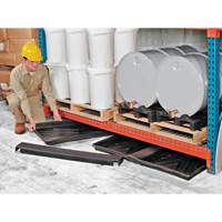 Triple-Tray Ultra-Rack Containment Tray&reg;, 72" L x 44" W x 2.8" H, 24 US gal. Spill Capacity Fastek