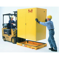 Double Drum Ultra-Safety Cabinet Bladder System, 63" lo x 38,5" la x 6,3" h, Capacit&eacute; de charge 3000 lb Fastek