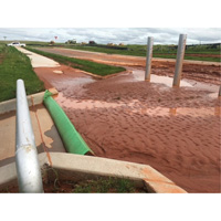 Green Ultra-Silt Dike&reg;, 7' L x 5' W Fastek