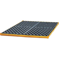 Ultra-Spill Deck flexible, 4 barils, Capacit&eacute; de d&eacute;versement 22 gal. US, 48" x 48" x 2,5" Fastek