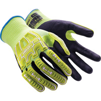 Gants r&eacute;sistants aux chocs Helix 3062IMP, 6/T-petit, Paume en Mousse de nitrile, Poignet &eacute;lastique/Poignet en tricot Fastek