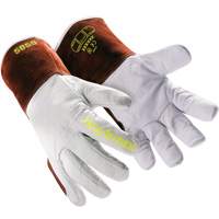 Gants de soudage HeatArmor 5058, Cuir fleur de ch&egrave;vre, Taille Petit/7 Fastek