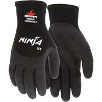 Ninja&reg; Ice Insulated Winter Gloves, Medium, HPT Coating, 15 Gauge, Nylon Shell Fastek