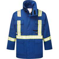 Westex&reg; DH Antistatic 6.5 oz. Flame Resistant Insulated Parka, Small, Royal Blue Fastek