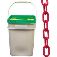 Heavy-Duty Plastic Safety Chain, Red SHH027 | Fastek