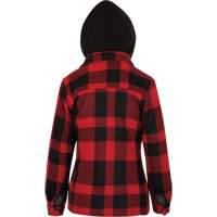 415RBW Quilted Hooded Shirt, Women's, X-Small, Multi-Colour Fastek