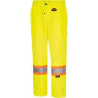 5999PW Pantalon de s&eacute;curit&eacute; routi&egrave;re pour femmes, Polyester, T-petit, Jaune lime haute visibilit&eacute; Fastek