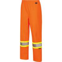 5627W Pantalon &agrave; bavette imperm&eacute;able pour femmes, Polyester/Polyur&eacute;thane, T-petit, Orange haute visibilit&eacute; Fastek