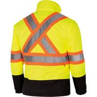 5771 Manteau de s&eacute;curit&eacute; imperm&eacute;able r&eacute;versible, Polyester/Polyur&eacute;thane, Jaune lime haute visibilit&eacute;, Petit Fastek