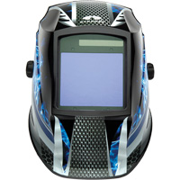 Leadhead&reg; Auto Darkening Welding Helmet, 3.8" L x 3.4" W View Area, 9 - 13 Shade Range Fastek