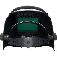 Leadhead&reg; Auto Darkening Welding Helmet, 3.8" L x 3.4" W View Area, 9 - 13 Shade Range, Black Fastek