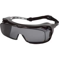 Cappture Plus Safety Goggles, Grey Lens, Anti-Fog, Closed Vent Fastek