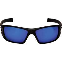 Velar Safety Glasses, Blue Mirror Lens, ANSI Z87+/Meets/Exceeds CSA Z94.3 Fastek