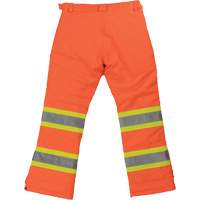 Womens Insulated Flex Safety Pant, Polyester, X-Small, High Visibility Orange Fastek