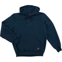 Water Repellent Fleece Pullover Hoodie, Men's, X-Small, Navy Blue SHJ092 | Fastek