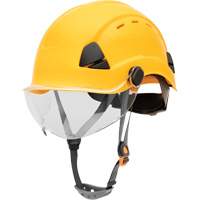 Fibre Metal Safety Helmet, Non-Vented, Ratchet, Yellow SHJ272 | Fastek