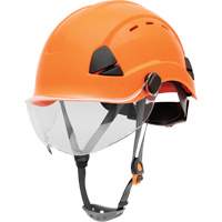 Fibre Metal Safety Helmet, Non-Vented, Ratchet, Orange SHJ273 | Fastek