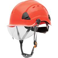 Fibre Metal Safety Helmet, Non-Vented, Ratchet, Red SHJ277 | Fastek