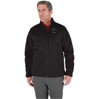 M12 Heated Toughshell Jacket with Battery, Men's, Small, Black Fastek