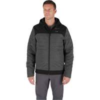 M12 Heated Quietshell Jacket with Battery, Men's, Small, Grey Fastek