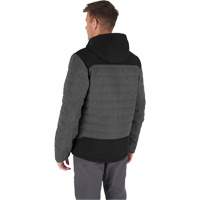 M12 Heated Quietshell Jacket with Battery, Men's, Small, Grey Fastek