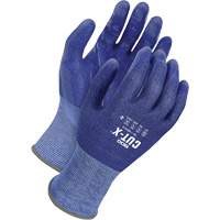 Cut-X Cut-Resistant Gloves, Size 7, 18 Gauge, Silicone Coated, HPPE Shell, ASTM ANSI Level A9 SHJ645 | Fastek