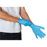 Emballages de gants jetables pour machine distributrice, Petit, Nitrile, 4,5 mils, Sans poudre, Bleu, Classe 2 Fastek
