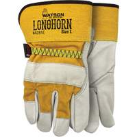 Longhorn Gloves, Large, Grain Cowhide Palm NJZ096 | Fastek