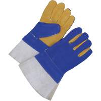 Lined Welder's Gloves with 5" Cuff, Split Cowhide, Size 2X-Large Fastek