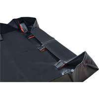 Berme d&eacute;ployable &agrave; mur IBX, Capacit&eacute; 268 gal. US, 6' la x 6' lo x 12" h, Support &agrave; encliqueter Fastek