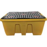 IBC Spill Pallet, 333 US gal. Spill Capacity, 66" x 66" x 27.5" Fastek
