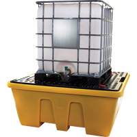 Palette de d&eacute;versements IBC, Capacit&eacute; de d&eacute;versement 333 gal. US, 66" x 66" x 27,5" Fastek