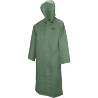 Manteau long avec capuchon d&eacute;tachable Hurricane 851, Petit, Vert Fastek