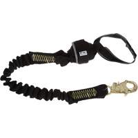 Shock Absorbing Arc Flash Web Lanyard, 6', Snap Hook Center, Choke-Off Loop Leg Ends, Kevlar&reg;/Nomex&reg; Fastek