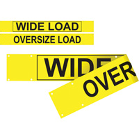 Double Sided Wide Load/Oversized Load Banner, Vinyl, 96" W x 12" H Fastek