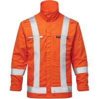 UltraSoft&reg; 7 oz. Skyline Summer Bomber Jacket, Small, High Visibility Orange Fastek