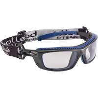 BAXTER Wraparound Safety Glasses, Clear Lens, Anti-Fog/Anti-Scratch Fastek